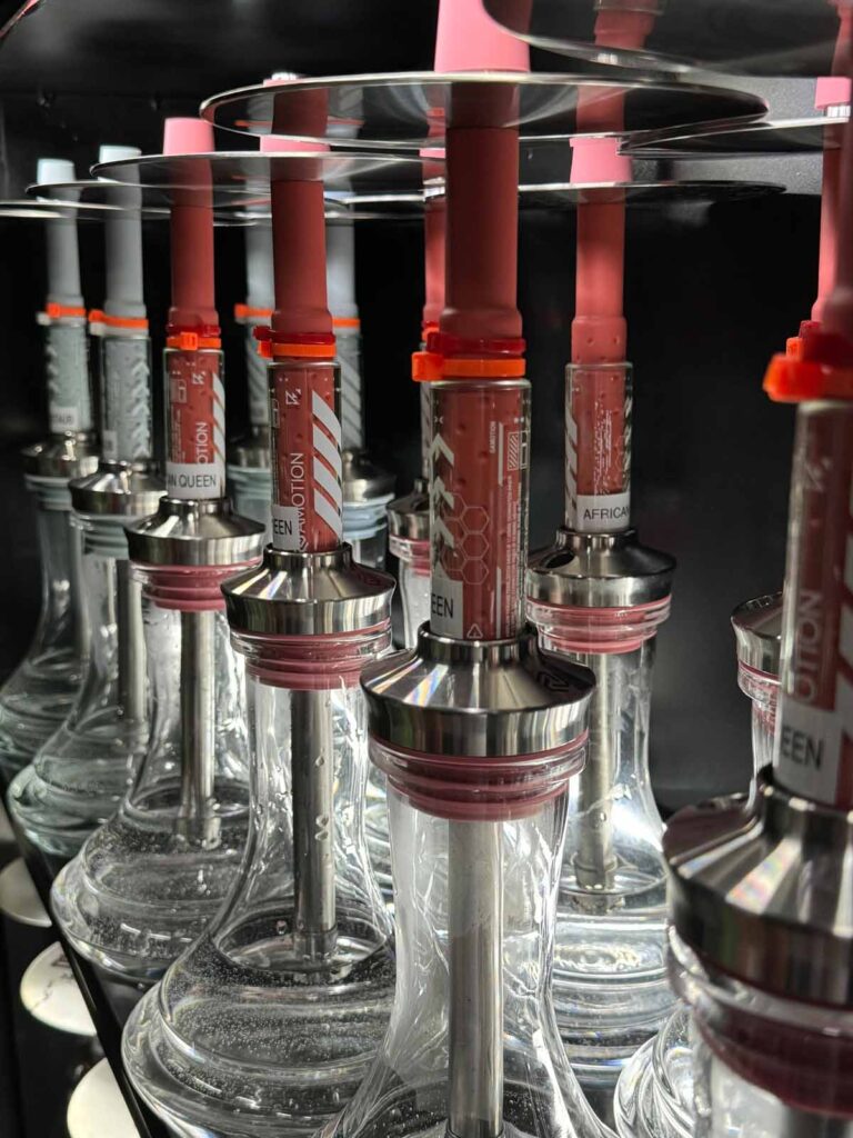 shisha bar mit besonderem tabak